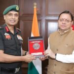 मुख्यमंत्री धामी से महानिदेशक एनसीसी ने की शिष्टाचार भेंट