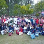 पोषण माह के समापन पर आंगनबाड़ी कार्यकर्त्रियों को किया सम्मानित